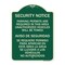 Signmission Parking Permits Are Required in This Area Unauthorized Vehicles Will Be Towed Aviso, G-1824-22969 A-DES-G-1824-22969 - alternate 1